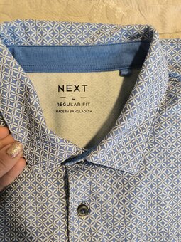 Pánska polokošela značka Next, veľ. L - 2