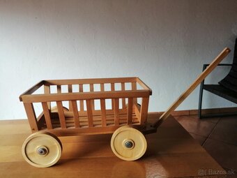 Predám okrasné drevenné vozíčky - 2