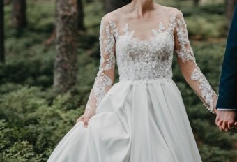 Princeznovské svadobné šatočky 36/S - 2