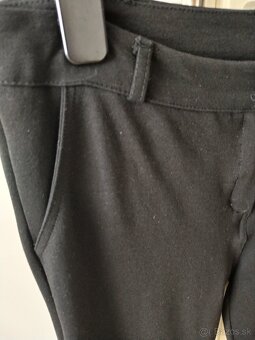 dámske čierne nohavice - 2