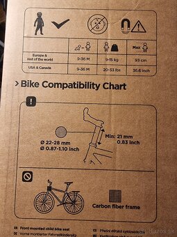 Sedacka na bicykel thulle yepp 2 mini - 2