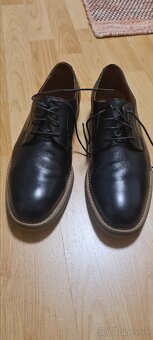 Kožené poltopánky čierne čierna - 2