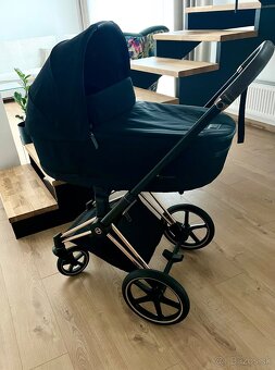 CYBEX PLATINUM PRIAM LUX CARRY COT Deep Black - 2