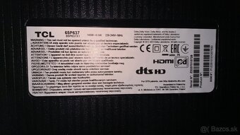 TCL 65” 163cm 4K - 2