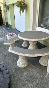 Kamenné barokové sedenie - 2