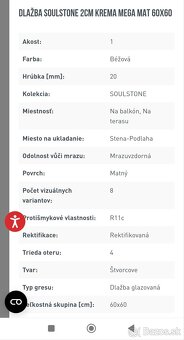 Vonkajšia dlazba - 2