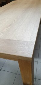 Jedálenský masívny stôl 220x100cm - 2