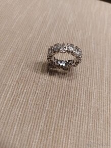 Swarovski luxusný trblietavý prsteň Vittore 5572827 - 2