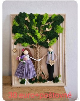 Obrazy macrame anjel - 2