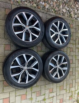 Predám elektróny VW 5x112 R17 + Pneumatiky 215/55 R17 - 2