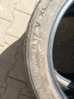 Pneumatiky letné 2ks - CONTINENTAL 205/45/R17 - 2