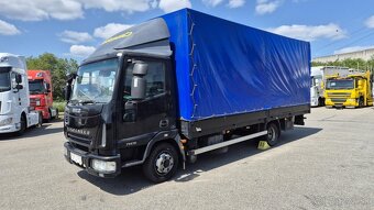 Prodám IVECO EUROCARGO ML 75E18 - valník s plachtou + zvedac - 2