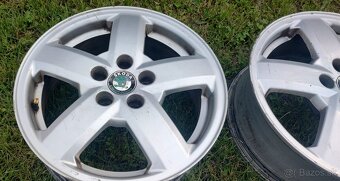 Alu kola 5x100 R15 Škoda - 2