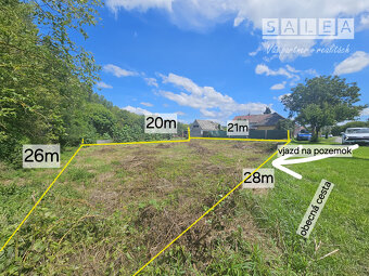 stavebný pozemok 578m2 Tomášikovo - 2