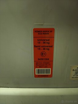 Autosedačka Britax Römer KIDFIX XP (15-36 kg) s ISOFIX - 2