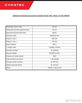 Vrtačko frézka Profimill 50G - 2