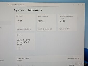Microsoft Surface Pro 5 - Intel Core i5-7300U, 8GB/256GB - 2