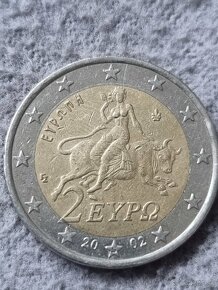 2 eurová minca Grécko 2002 - 2