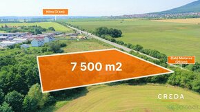 CREDA | predaj pozemok na ťahu NR - ZM, Nitra - Malanta - 2