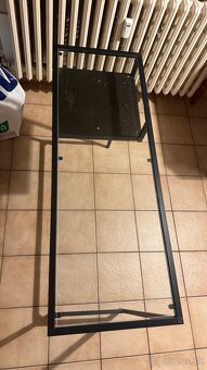 IKEA VITTSJO Stolík na notebook čiernohnedý 100 x 36 cm - 2