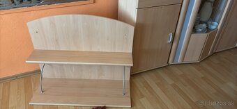 Obývacia stena 6 ks top stav podsvietená - 2