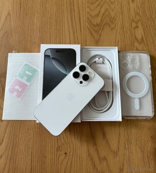 iPhone 16 Pro 256 gb White Titanium v záruke + príslušenstvo - 2