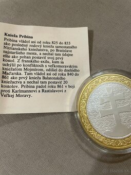 Zberateľská minca Knieža Pribina - 2
