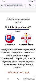 Slovensko -Severné Írsko - 2