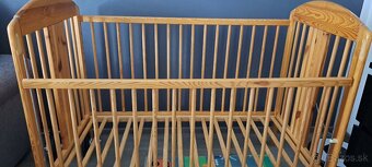 Detska drevena postielka 120x60cm - 2