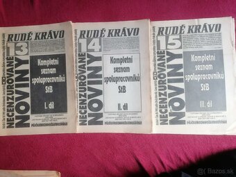 Rudé Krávo zväzky Štb - 2