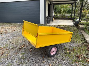 Vozík,vlečka za malotraktor,kosačku - 2
