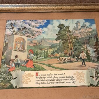 Vlastenecký obraz  národnej hymny - 2