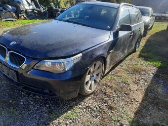 Rozpredam BMW E61 530D farba modra orienatal blau, - 2