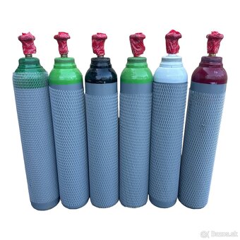 Flaša Kyslík, Argón, Mix, CO2, Kyslík, Acetylén, Formovací p - 2