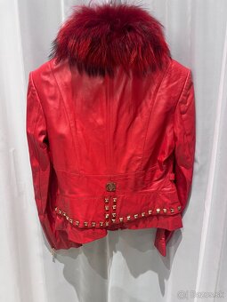 Kožená luxusná bunda značky GIZIA - 2