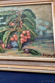 Obraz na sololite , olejomaľba  V 41- cm ,Š-50 cm - 2