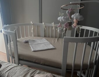 Levin Felin detska postielka biela - 2