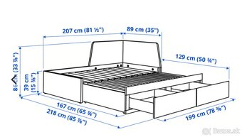 Detská rozkladacia posteľ Ikea - 2