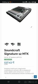 Soundcraft signature mtk 12 - 2