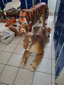Socha lev a tiger - 2