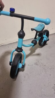 Odrážadlá  Smart Trike Balančný bicykel, modro/čierny - 2