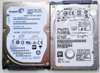 500GB SSD a HDD 2,5ˇˇ disky - 2