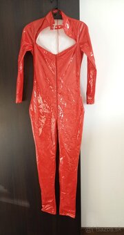 Damsky latexovy overal cerveny xs/s - 2