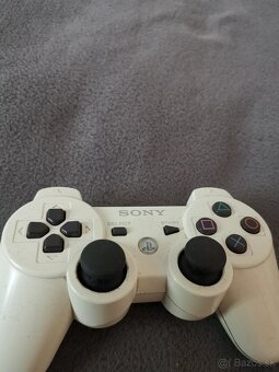 PS3 ovládač - biely - 2