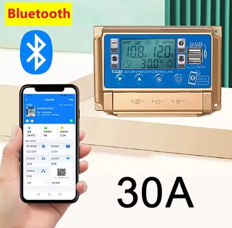 Predám bluetooth solárny regulátor MPPT 30A - 2