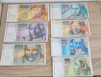 kompletná sada bimileniovych ak bankoviek - 2