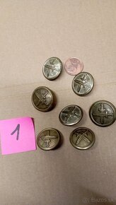 Staré vojenské gombíky... - 2