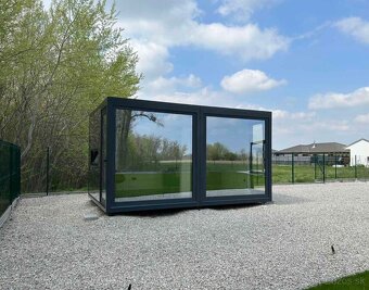 Predám mobilný, zateplený, moderný, dizajnový domček z ocele - 2