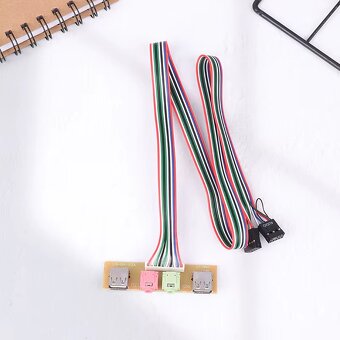 Predný panel i/o 2xUSB 2.0 Aux 3.5 78mm - 2