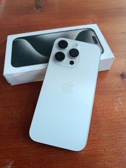 Predám biely iPhone 15 Pro 128 GB - 2